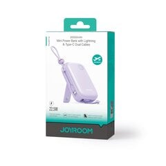 Virtalähde jalustalla, 2in1, Joyroom JR-L008 Plus1, 22,5 W., 20000 mAh., USB-A USB-C iPhone, violetti hinta ja tiedot | Varavirtalähteet | hobbyhall.fi