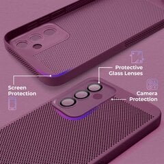 Moozy suojakuori Samsung Galaxy A54 5G kotelo tuuletuskuviolla VentiGuard Case, violetti hinta ja tiedot | Puhelimen kuoret ja kotelot | hobbyhall.fi