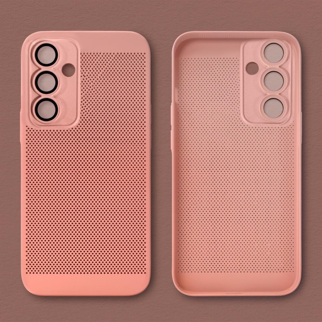 Moozy suojakuori Samsung Galaxy A54 5G kotelo tuuletuskuviolla VentiGuard Case, vaaleanpunainen hinta ja tiedot | Puhelimen kuoret ja kotelot | hobbyhall.fi