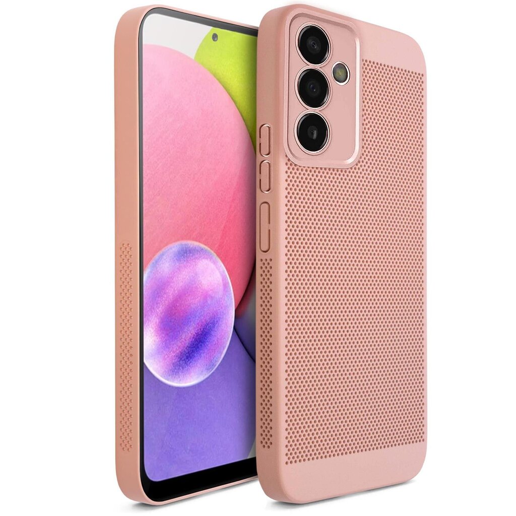 Moozy suojakuori Samsung Galaxy A54 5G kotelo tuuletuskuviolla VentiGuard Case, vaaleanpunainen hinta ja tiedot | Puhelimen kuoret ja kotelot | hobbyhall.fi