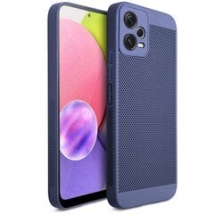 Moozy suojakuori Xiaomi Redmi Note 12 5G kotelo tuuletuskuviolla VentiGuard Case, sininen hinta ja tiedot | Puhelimen kuoret ja kotelot | hobbyhall.fi