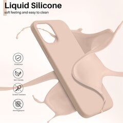 Kotelo Liquid Silicone 1.5mm Apple iPhone 16 Pro Max vaaleanpunainen ki hinta ja tiedot | Puhelimen kuoret ja kotelot | hobbyhall.fi