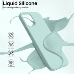 Kotelo Liquid Silicone 1.5mm Apple iPhone 16 Pro minttu hinta ja tiedot | Puhelimen kuoret ja kotelot | hobbyhall.fi