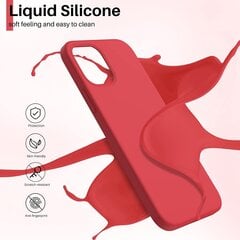 Kotelo Liquid Silicone 1.5mm Xiaomi Poco F6 Pro 5G punainen hinta ja tiedot | Puhelimen kuoret ja kotelot | hobbyhall.fi