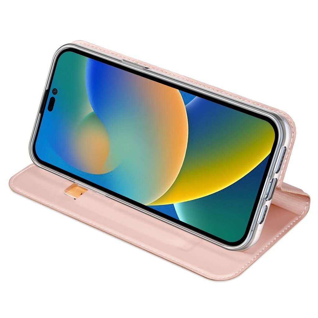 Kotelo Dux Ducis Skin Pro Apple iPhone 16 Plus ruusukulta hinta ja tiedot | Puhelimen kuoret ja kotelot | hobbyhall.fi