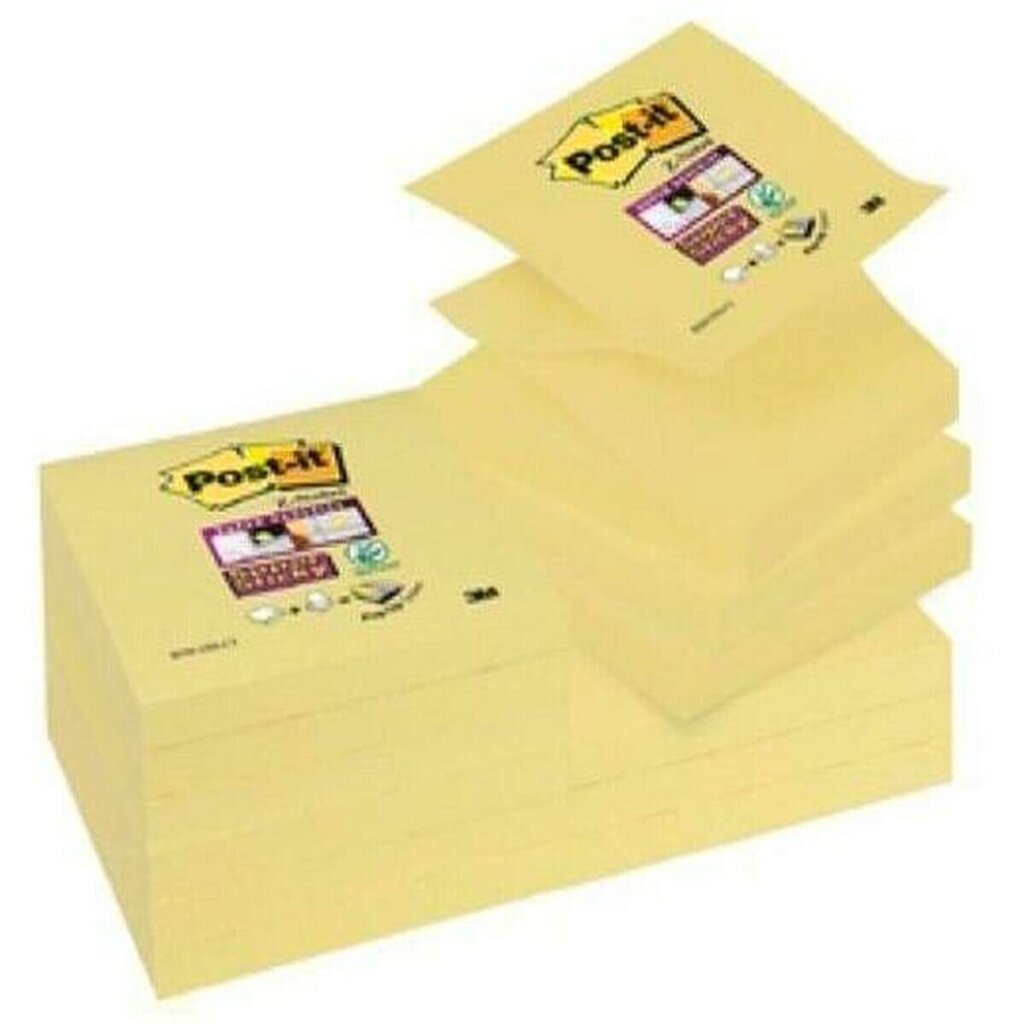 Tarrapaperit Post-it Yellow 7,6 x 7,6 cm, 12 kpl hinta ja tiedot | Vihkot, muistikirjat ja paperit | hobbyhall.fi