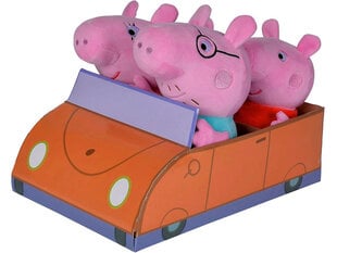 Pehmolelusetti autossa, Peppa Pig hinta ja tiedot | Pehmolelut | hobbyhall.fi