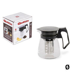 Infuusiokannu Quttin Glass Black, 1500 ml hinta ja tiedot | Lasit, mukit ja kannut | hobbyhall.fi