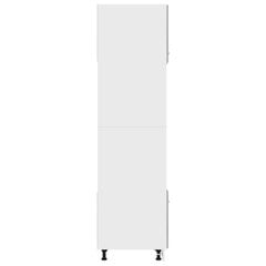 Mikroaaltouunin kaappi betoninharmaa 60x57x207 cm lastulevy hinta ja tiedot | Keittiön kaapit | hobbyhall.fi