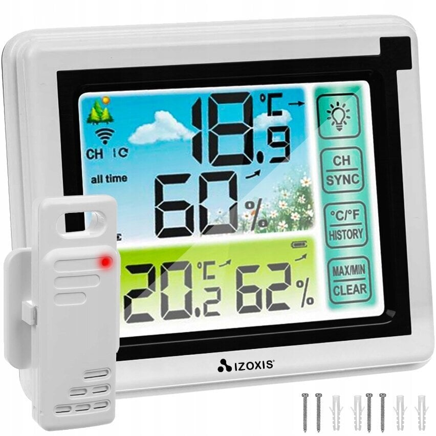 GreenBlue GB145 -meteorologiseen asemaan! hinta ja tiedot | Sääasemat, lämpö- ja kosteusmittarit | hobbyhall.fi