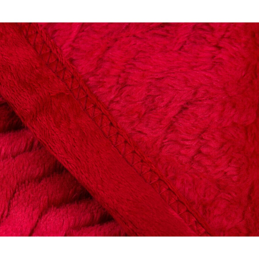 Gözze Memphis Stola - fleecehuopa, punainen, 100 x 150 cm hinta ja tiedot | Päiväpeitot ja huovat | hobbyhall.fi