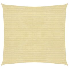 Aurinkopurje 160 g/m² beige 2,5x2,5 m HDPE hinta ja tiedot | Aurinkovarjot ja markiisit | hobbyhall.fi