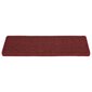 Porrasmatot 15 kpl 65x21x4 cm mattapunainen hinta ja tiedot | Isot matot | hobbyhall.fi