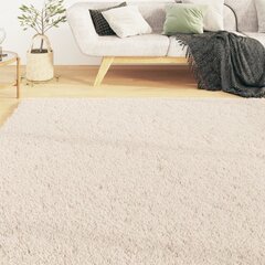 Matto pestävä pehmeä lyhyt nukka 200x290 cm liukumaton beige hinta ja tiedot | Isot matot | hobbyhall.fi