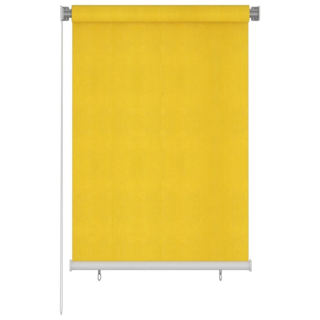 Rullaverho ulkotiloihin 100x140 cm keltainen HDPE hinta ja tiedot | Kaihtimet | hobbyhall.fi