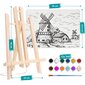 ARTISTIC PAINTING KIT EASEL Maalit ja lakat Värityskirja hinta ja tiedot | Taide- ja askartelutarvikkeet | hobbyhall.fi