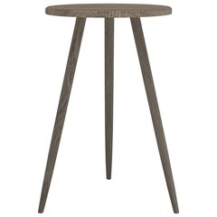 Bistropöytä harmaa Ø50x76 cm MDF ja rauta hinta ja tiedot | Ruokapöydät | hobbyhall.fi