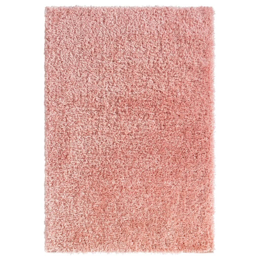 Korkeanukkainen Shaggy matto pinkki 160x230 cm 50 mm hinta ja tiedot | Isot matot | hobbyhall.fi