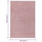 Lyhytnukkainen matto 200x290 cm pinkki hinta ja tiedot | Isot matot | hobbyhall.fi