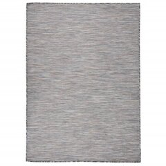 Ulkomatto Flatweave 200x280 cm ruskea ja sininen hinta ja tiedot | Isot matot | hobbyhall.fi