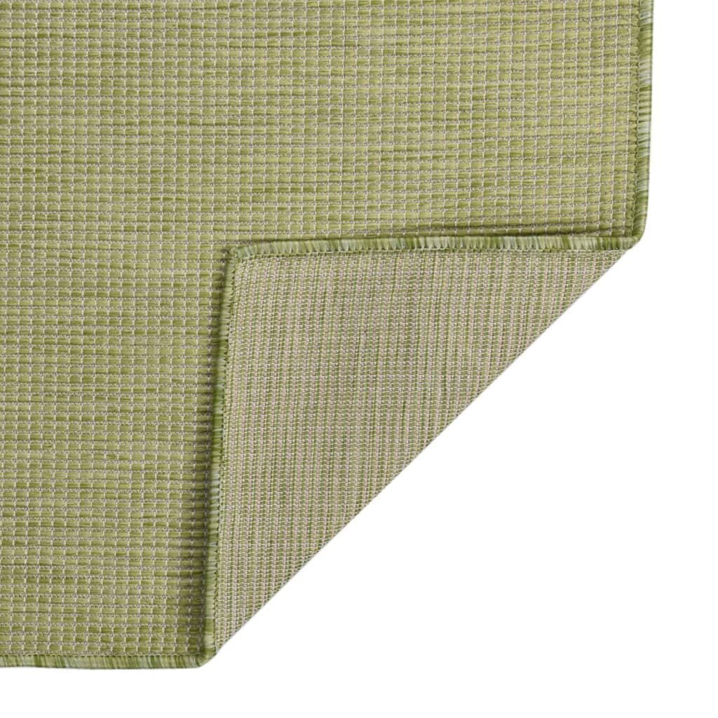 Ulkomatto Flatweave 200x280 cm vihreä hinta ja tiedot | Isot matot | hobbyhall.fi