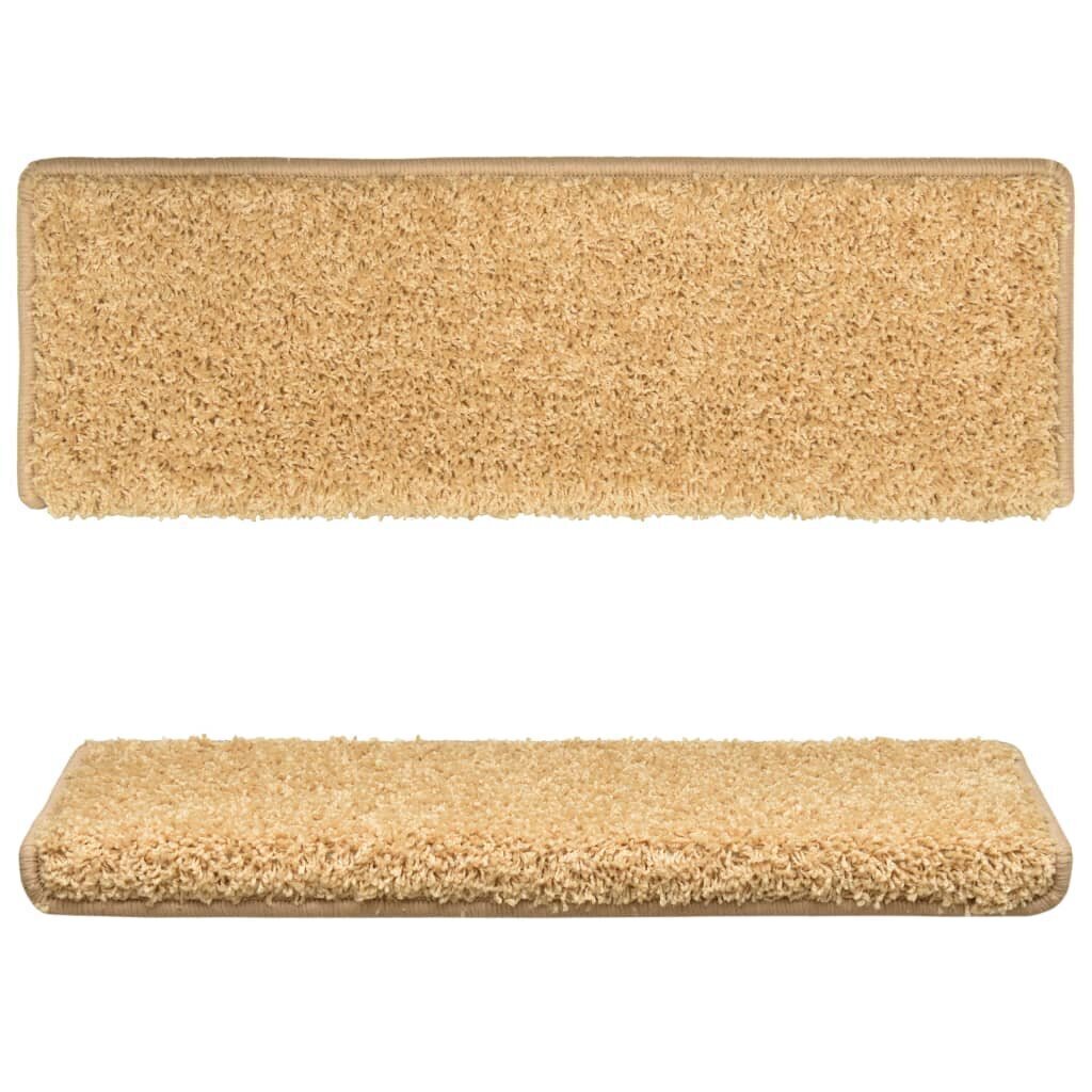 Porrasmatot 10 kpl 65x21x4 cm beige hinta ja tiedot | Isot matot | hobbyhall.fi