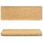 Porrasmatot 10 kpl 65x21x4 cm beige hinta ja tiedot | Isot matot | hobbyhall.fi