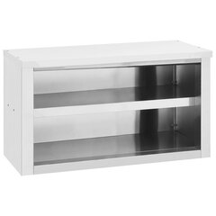 Keittiön seinäkaappi 90x40x50 cm ruostumaton teräs hinta ja tiedot | Keittiön kaapit | hobbyhall.fi