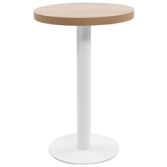 Bistropöytä vaaleanruskea 50 cm MDF hinta ja tiedot | Ruokapöydät | hobbyhall.fi