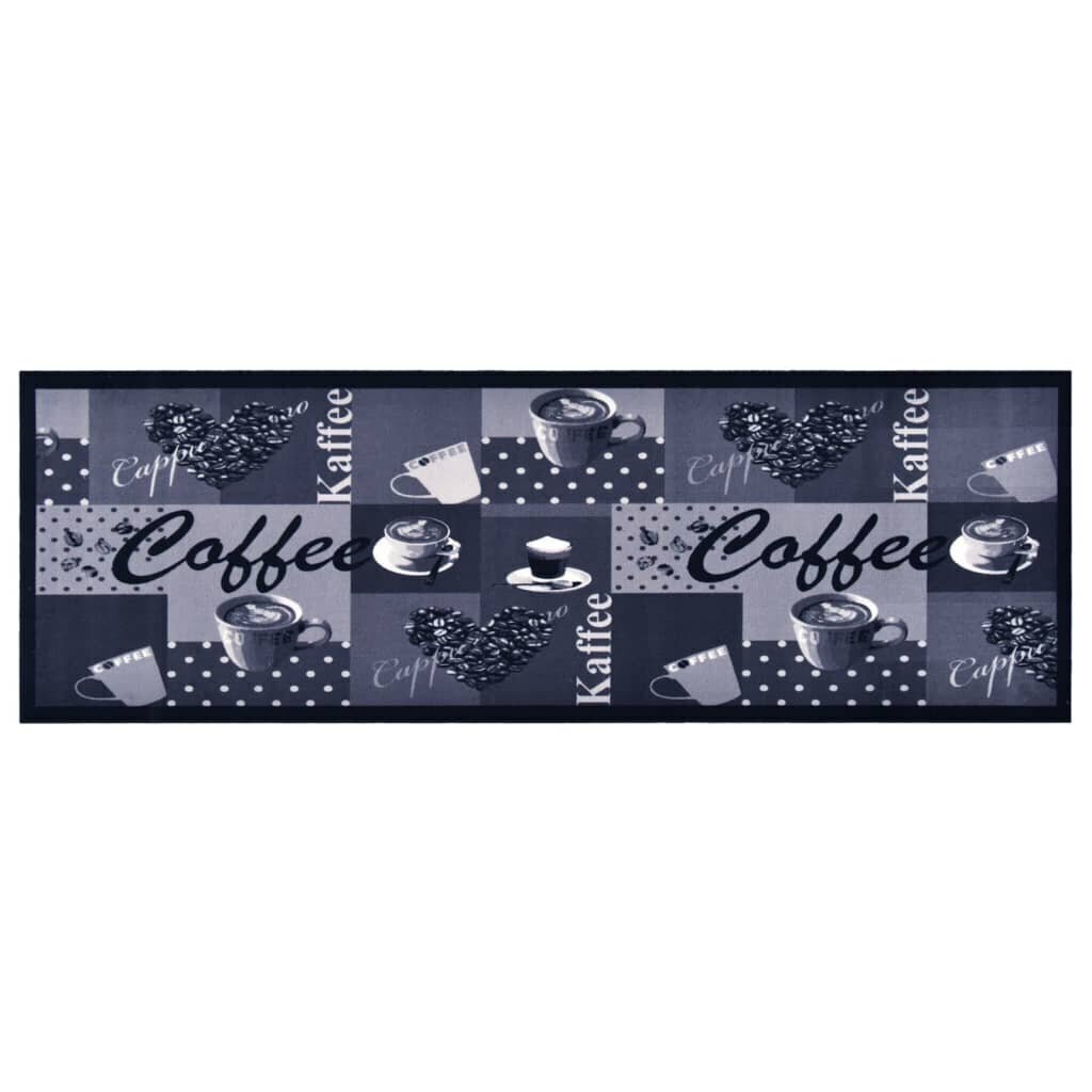 Keittiön pestävä lattiamatto Coffee sininen 60x300 cm hinta ja tiedot | Isot matot | hobbyhall.fi