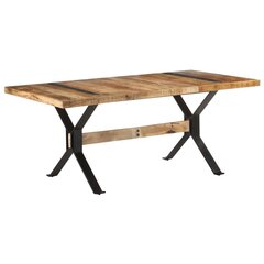 Ruokapöytä 180x90x76 cm karkea mangopuu hinta ja tiedot | Ruokapöydät | hobbyhall.fi