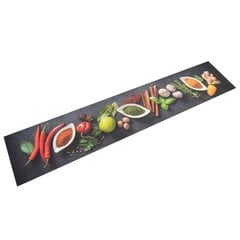 Keittiön pestävä matto mausteet 60x300 cm sametti hinta ja tiedot | Isot matot | hobbyhall.fi