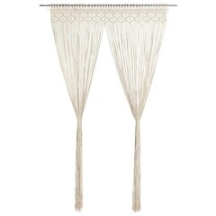 Macrame verho 140x240 cm puuvilla hinta ja tiedot | Verhot | hobbyhall.fi