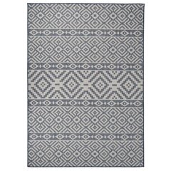 Ulkomatto Flatweave 120x170 cm siniset raidat hinta ja tiedot | Isot matot | hobbyhall.fi