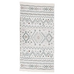 Matto beige ja sininen 120x180 cm puuvilla hinta ja tiedot | Isot matot | hobbyhall.fi