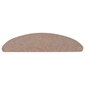 Itsekiinnittyvät porrasmatot 15 kpl 65x22,5x3,5 cm beige hinta ja tiedot | Isot matot | hobbyhall.fi