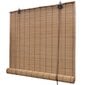 Ruskeat bambu rullaverhot 120 x 220 cm hinta ja tiedot | Kaihtimet | hobbyhall.fi