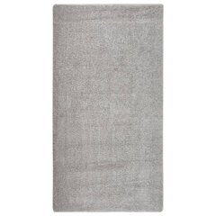 Pörrömatto vaaleanharmaa 80x150 cm liukumaton hinta ja tiedot | Isot matot | hobbyhall.fi