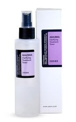 Kasvovesi CosRx AHA / BHA Clarifying Treatment Toner, 150 ml hinta ja tiedot | Kasvojen puhdistusaineet | hobbyhall.fi