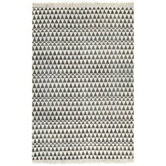 Kelim matto puuvilla 120x180 cm kuviolla musta/valkoinen hinta ja tiedot | Isot matot | hobbyhall.fi