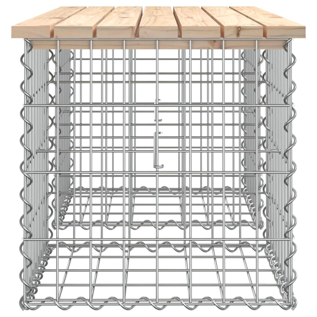 Puutarhapenkki kivikori tyyli 103x44x42 cm täysi mänty hinta ja tiedot | Puutarhapenkit | hobbyhall.fi