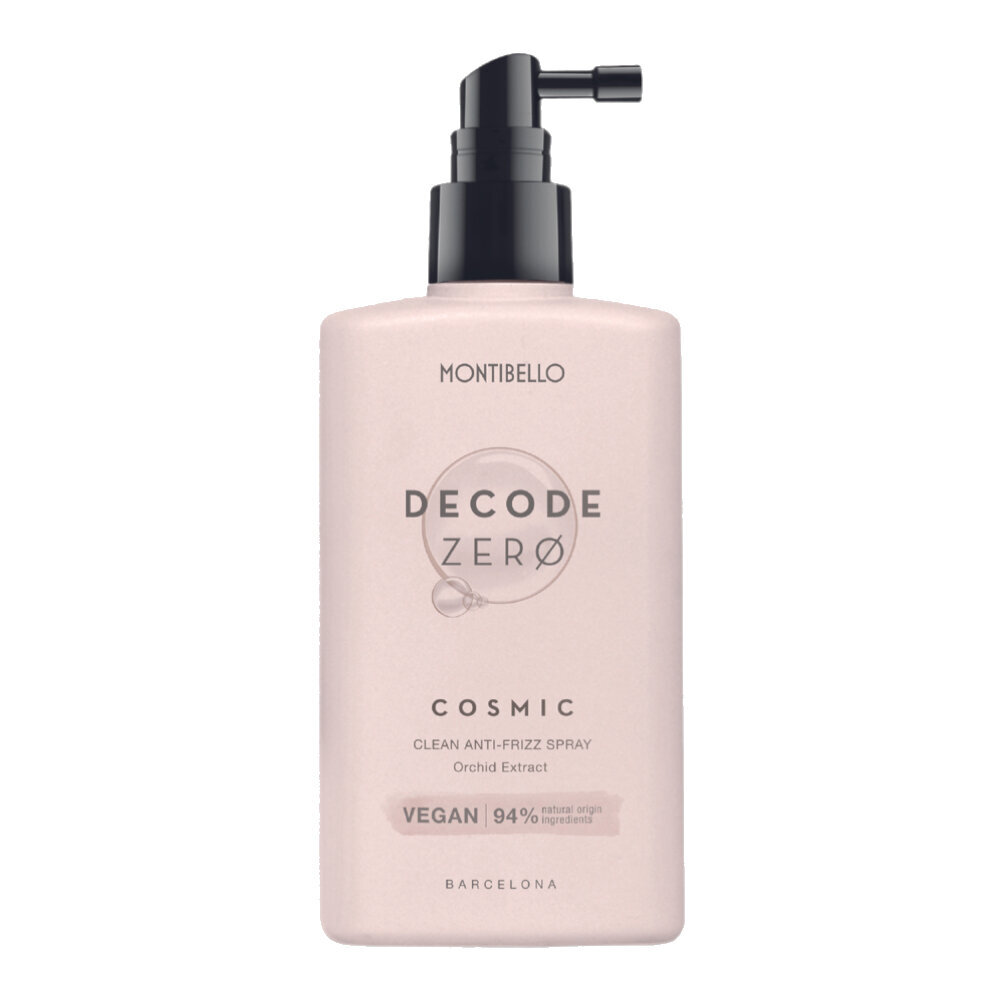 Montibello Decode Zero Cosmic Anti-frizz Spray hiuksia kesyttävä suihke, 200ml hinta ja tiedot | Kampaamotuotteet | hobbyhall.fi