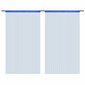 String-verhot 2 kpl 100x250 cm Sininen hinta ja tiedot | Verhot | hobbyhall.fi