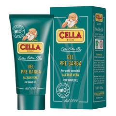 Cella Milano Bio Aloe Vera -geelivoide herkälle iholle ennen parranajoa, 75ml hinta ja tiedot | Kampaamotuotteet | hobbyhall.fi