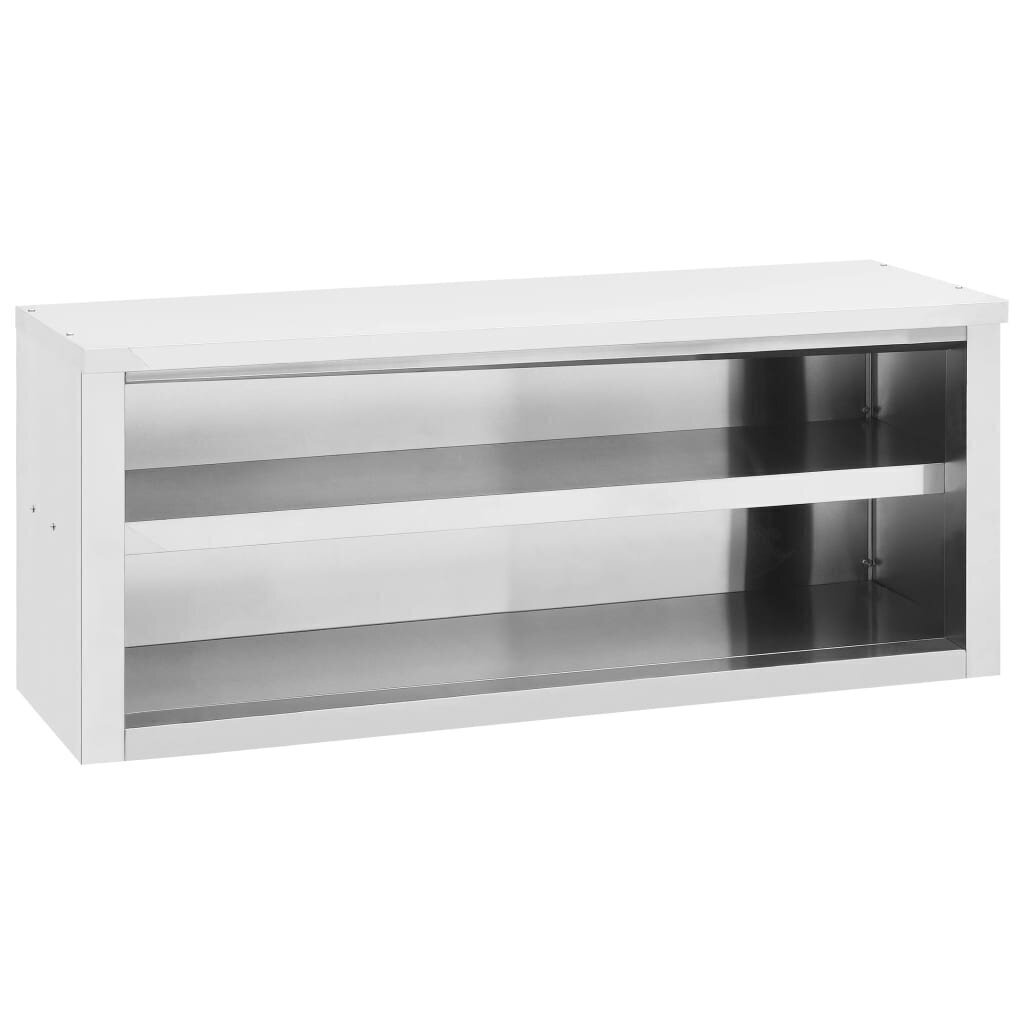 Keittiön seinäkaappi 120x40x50 cm ruostumaton teräs hinta ja tiedot | Keittiön kaapit | hobbyhall.fi