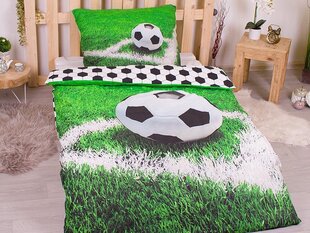 Football -pussilakanasetti, 140 x 200 cm + 1 tyynyliina 70 x 90 cm hinta ja tiedot | Vuodevaatteet lapsille | hobbyhall.fi