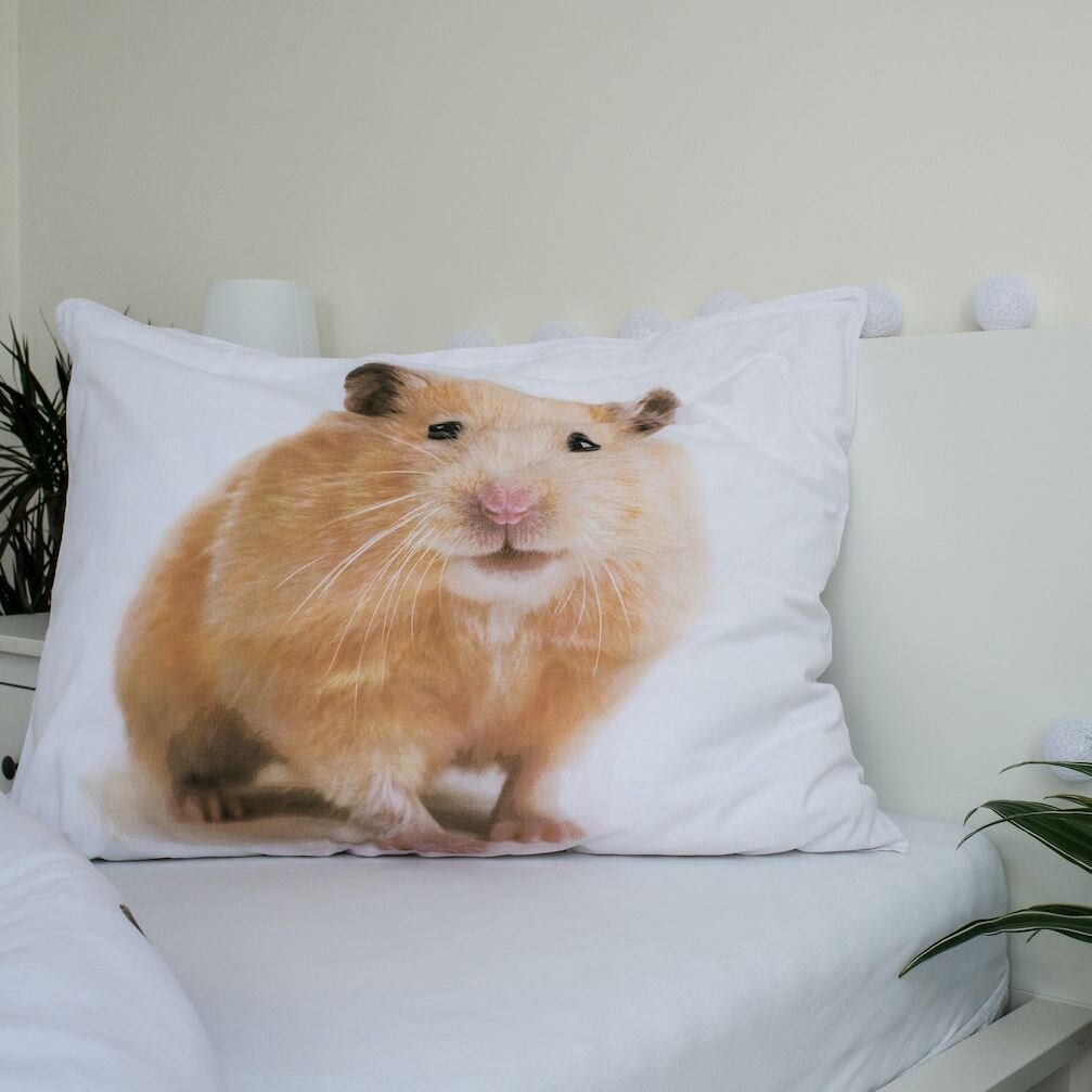 Hamster-pussilakanasetti, 140 x 200 cm + 1 tyynyliina 70 x 90 cm hinta ja tiedot | Vuodevaatteet lapsille | hobbyhall.fi