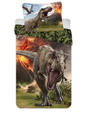 Jurassic World Volcano -pussilakanasetti, 140 x 200 cm + 1 tyynyliina 70 x 90 cm hinta ja tiedot | Vuodevaatteet lapsille | hobbyhall.fi