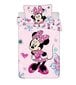 Minnie Pink -pussilakanasetti, 100 x 135 cm + 1 tyynyliina 40 x 60 cm hinta ja tiedot | Vuodevaatteet lapsille | hobbyhall.fi