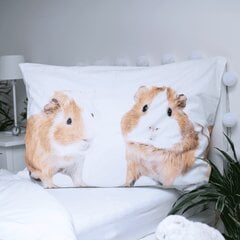 Guinea pig -pussilakanasetti, 140 x 200 cm + 1 tyynyliina 70 x 90 cm hinta ja tiedot | Vuodevaatteet lapsille | hobbyhall.fi